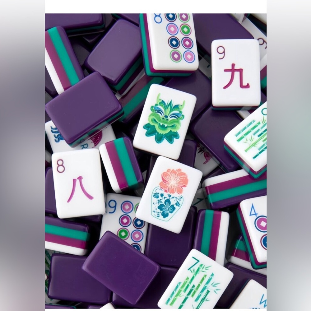 Purple Passion American Mahjong Tile Set new